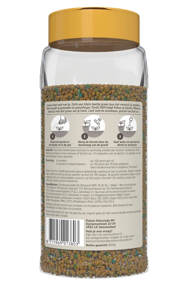 Pokon Groene Planten Voedingskorrels 800 gram