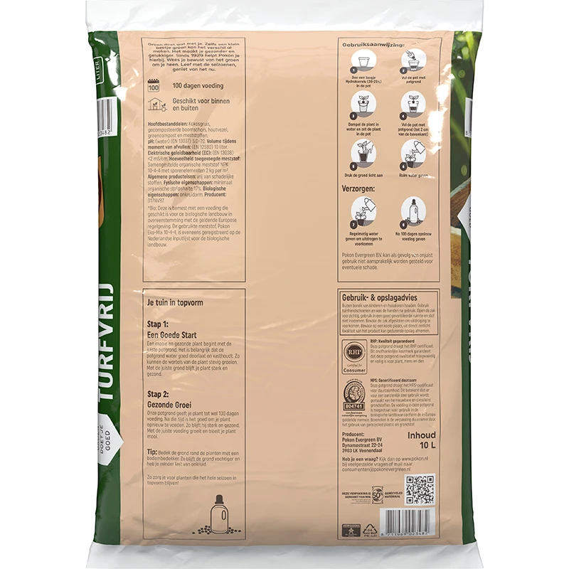 Pokon Bio MPS RHP Potgrond 10L