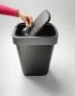 Rotho Twist Afvalbak - 25L - zwart/grijs