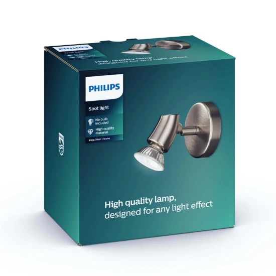 Philips Plafondspot Kinja 50W nikkel - 1-spot