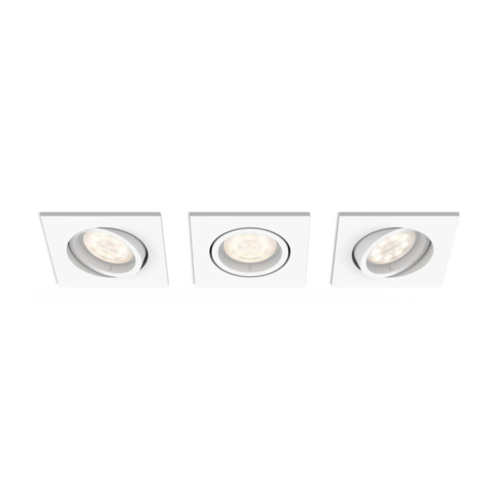 Philips SHELLBARK recessed white 3x4.5W SELV