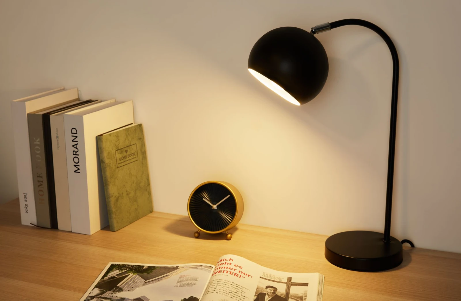 Pauleen True Love Bureaulamp - zwart