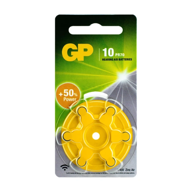 GP ZA10 Hoortoestelbatterij (6 stuks)