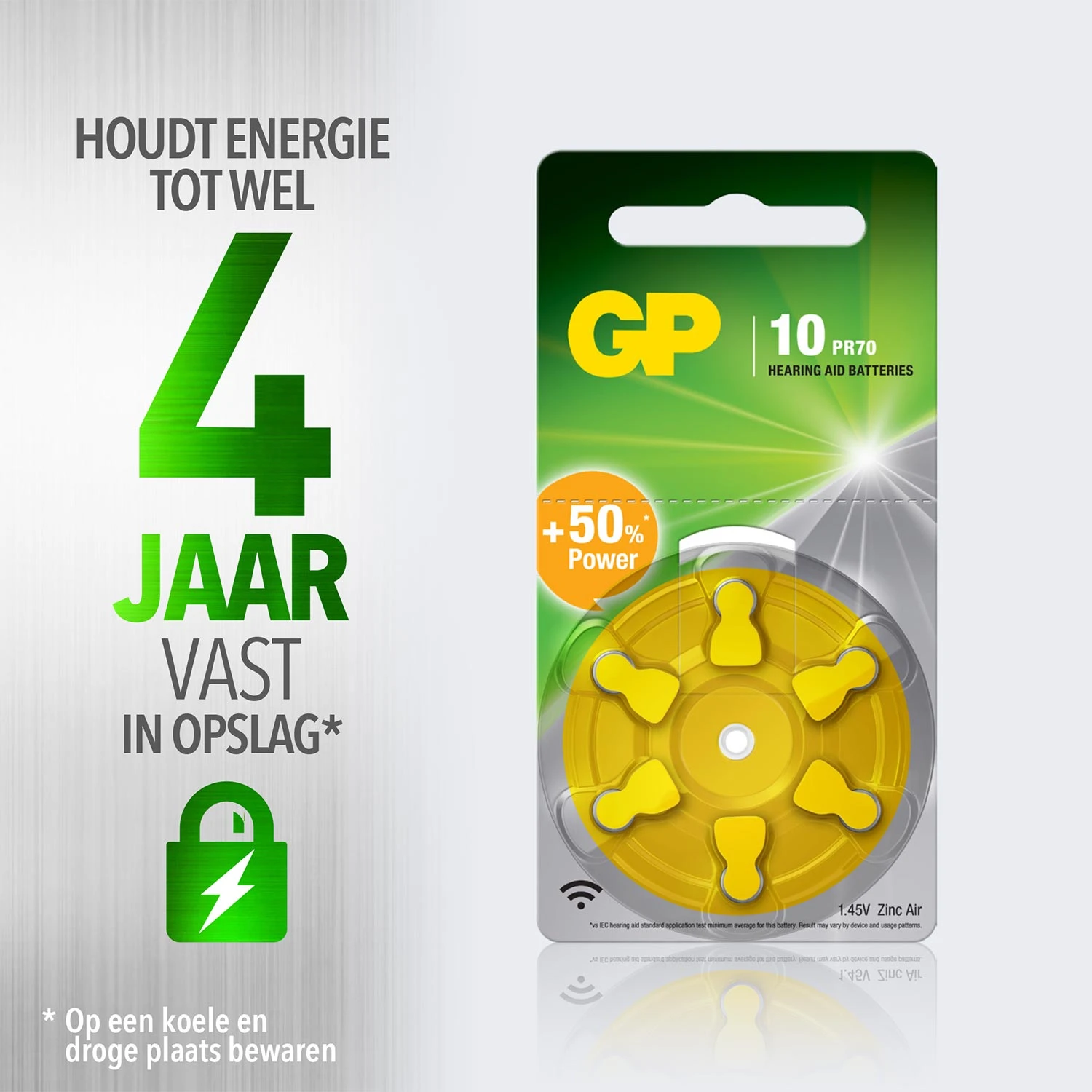 GP ZA10 Hoortoestelbatterij (6 stuks)