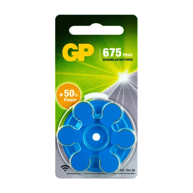 GP ZA675 Hoortoestelbatterij (6 stuks)