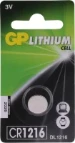 GP CR1216 Lithium knoopcel 3V (1 stuk)