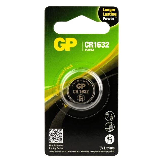 GP CR1632 Lithium knoopcel 3V (1 stuk)
