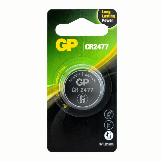GP CR2477 Lithium knoopcel 3V (1 stuk)