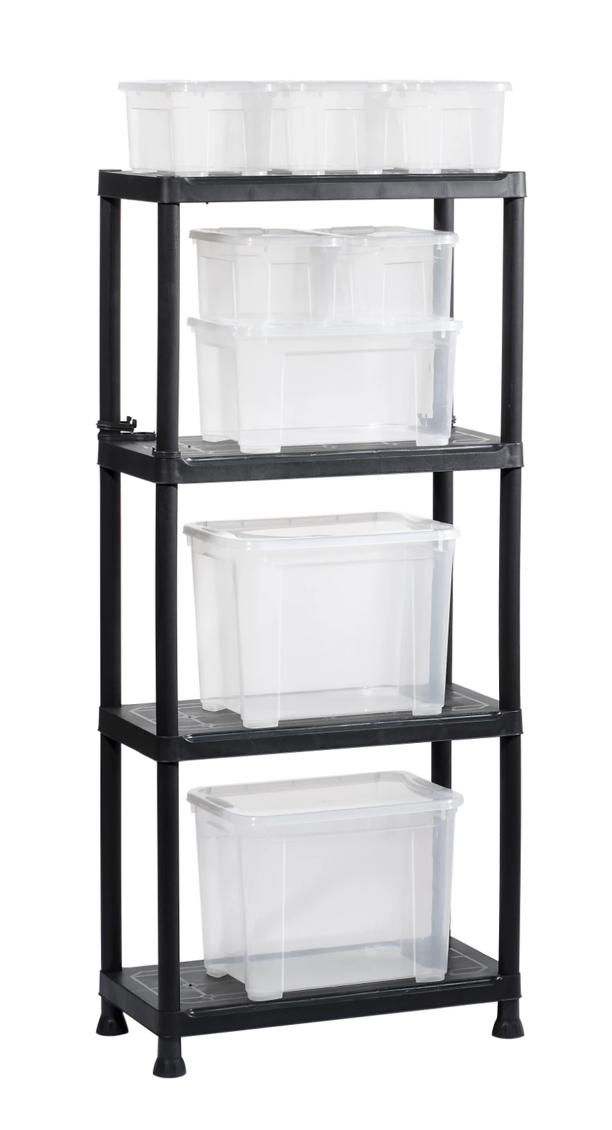 Keter Stelling Plus, kunststof, 4 legborden, 60cm