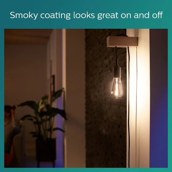 Philips LED Filament Modern 15W E27 ST64 smoky ND