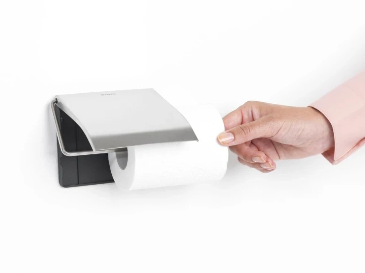 Brabantia Toiletrolhouder ReNew - matt steel
