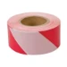 ERRO Afzetlint, AFZETLINT Rood - Wit 50 mtr