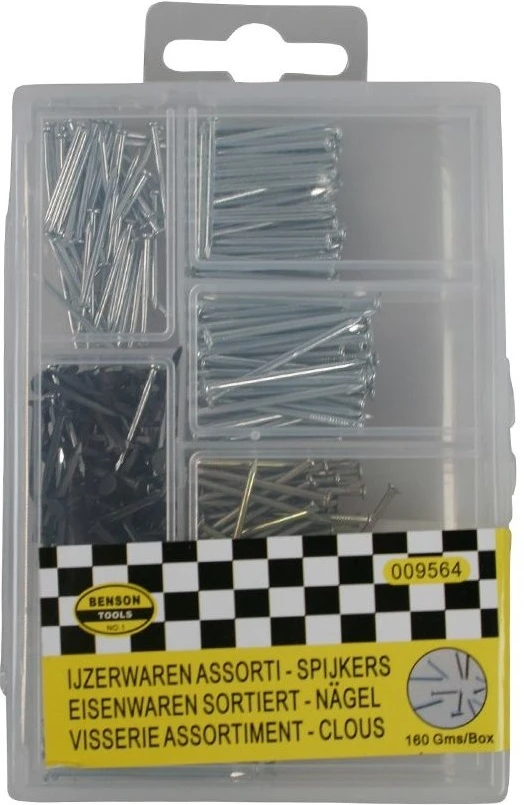 IJzerwaren assortimentbox - spijkers