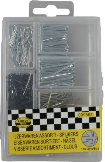 IJzerwaren assortimentbox - spijkers