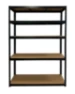 ERRO Stellingkast - 5 planken - 120cm - zwart