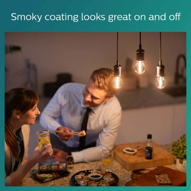 Philips LED Filament Modern 15W E27 A60 smoky ND