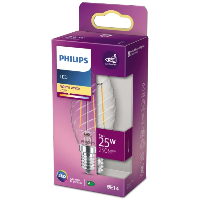 Philips LED Filament Classic 25W E14 ST35 WW CL ND