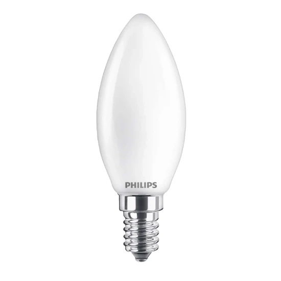 Philips LED Kaarslamp Classic 60W E14 WW B35 FR ND