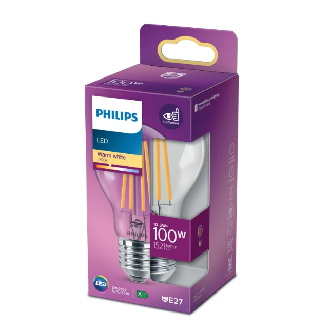 Philips LED Filament Classic 100W E27 WW A60 CL ND RF