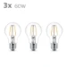 Philips LED Filament Classic 60W E27 A60 WW CL ND (3 stuks)
