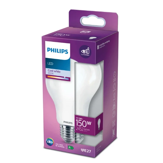 Philips LED Lamp Classic 150W E27 A67 CW FR ND 1PF