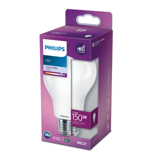 Philips LED Lamp Classic 150W E27 A67 CW FR ND 1PF