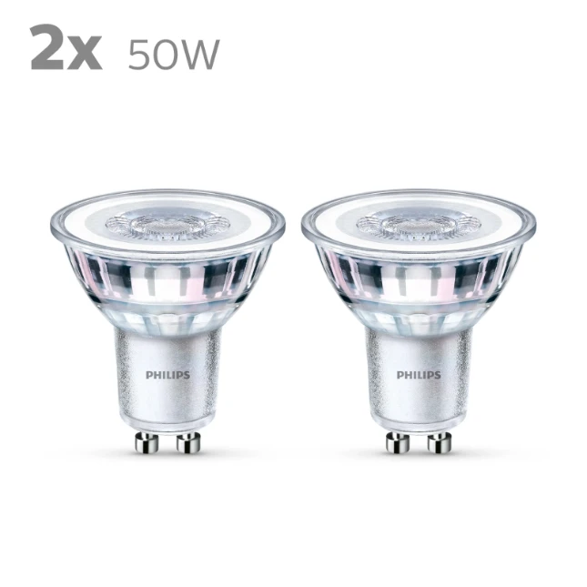 Philips LED Spot Classic 50W GU10 WW 36D ND (2 stuks)