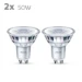 Philips LED Spot Classic 50W GU10 WW 36D ND (2 stuks)