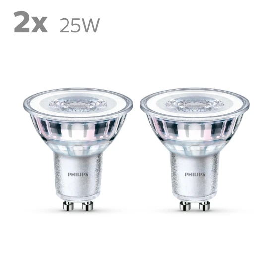 Philips LED Spot Classic 25W GU10 WW 36D ND (2 stuks)