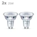 Philips LED Spot Classic 25W GU10 WW 36D ND (2 stuks)