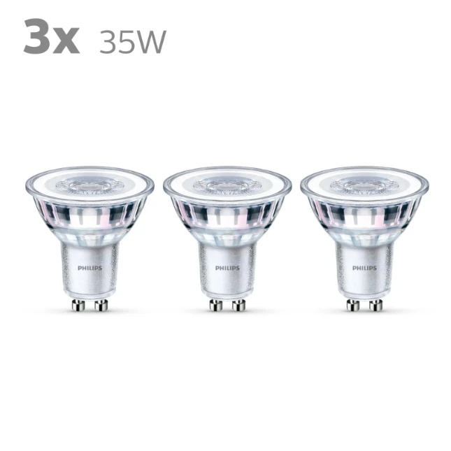 Philips LED Spot Classic 35W GU10 WW 230V 36D ND (3 stuks)