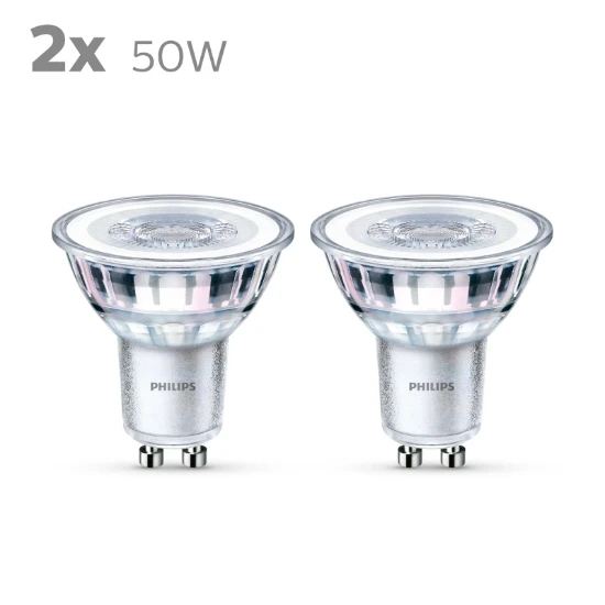 Philips LED Spot Classic 50W GU10 CW 36D ND 2SRT6  (2 stuks)