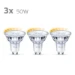 Philips LED Spot Classic 50W GU10 C90 WW 36D WGD (3 stuks)