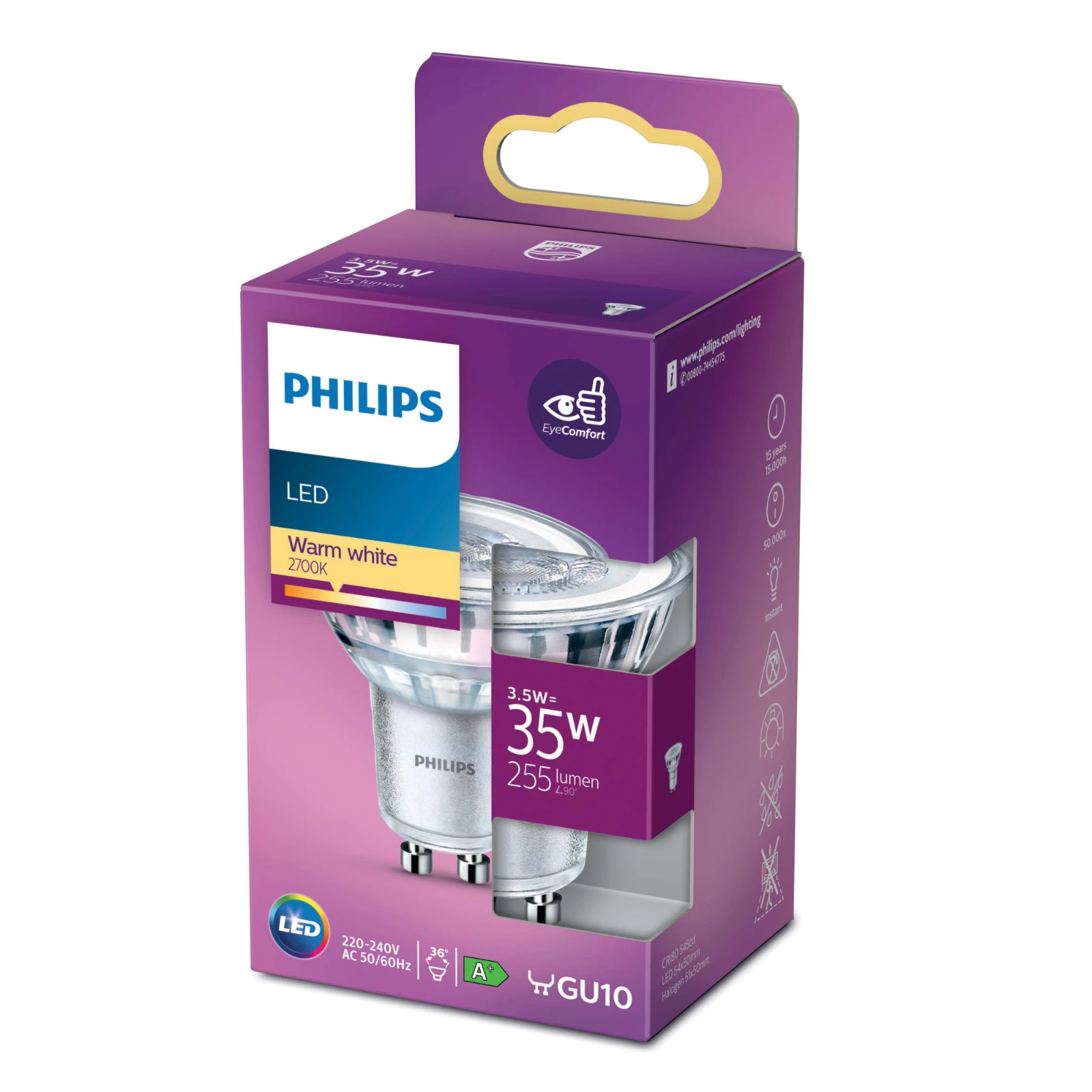 Philips LED Spot Classic 35W GU10 WW 36D RF ND 1PF