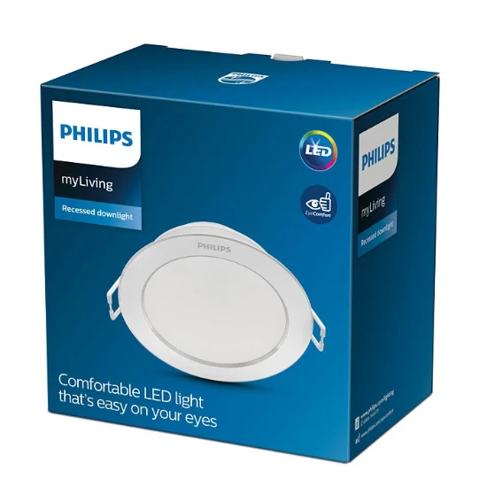Philips LED-inbouwspot Diamond Cut DL251 wit
