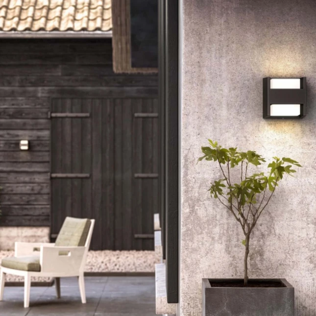Philips Buitenwandlamp Arbour 2x4.5W antraciet
