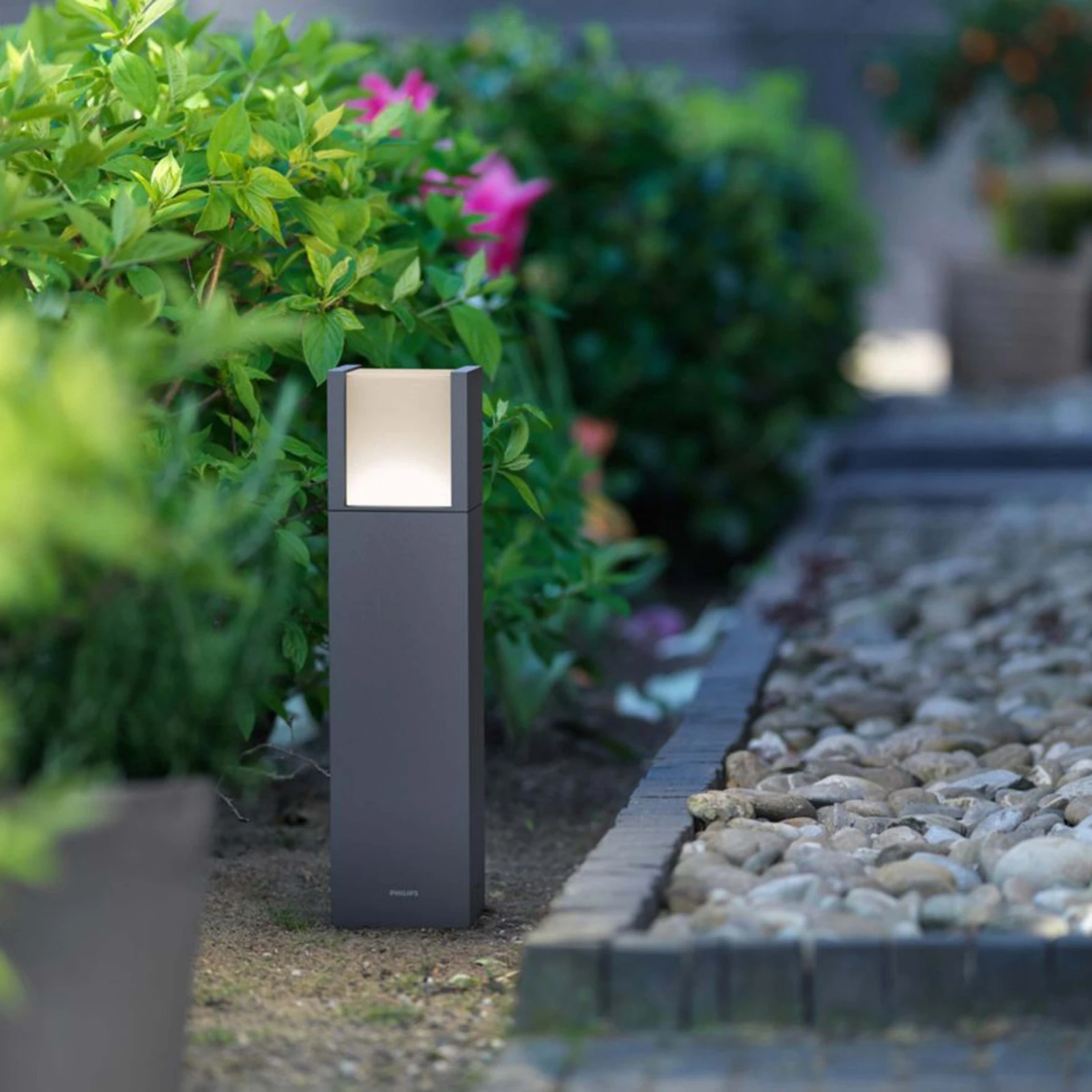 Philips Sokkellamp Arbour 6W 230V antraciet