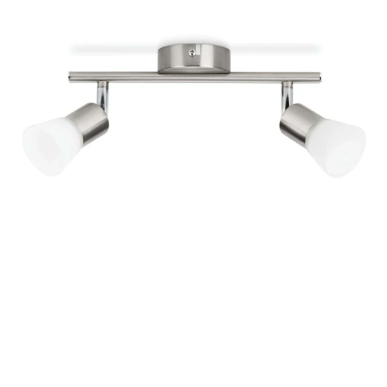 Philips Plafondspot Decagon nikkel 4.3W - 2-spots