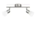 Philips Plafondspot Decagon nikkel 4.3W - 2-spots