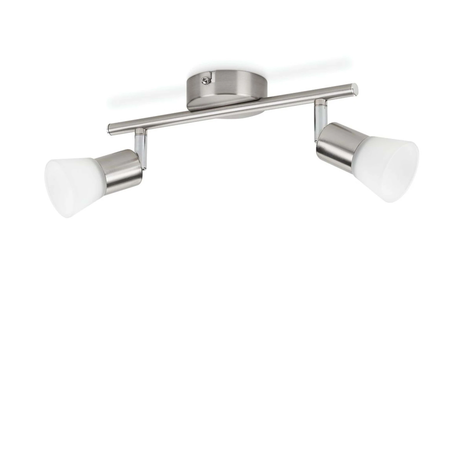 Philips Plafondspot Decagon nikkel 4.3W - 2-spots