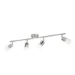 Philips Plafondspot Decagon nikkel 4.3W - 4-spots