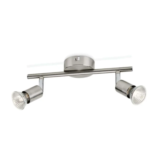 Philips Plafondspot Limbali 50W nikkel - 2-spots