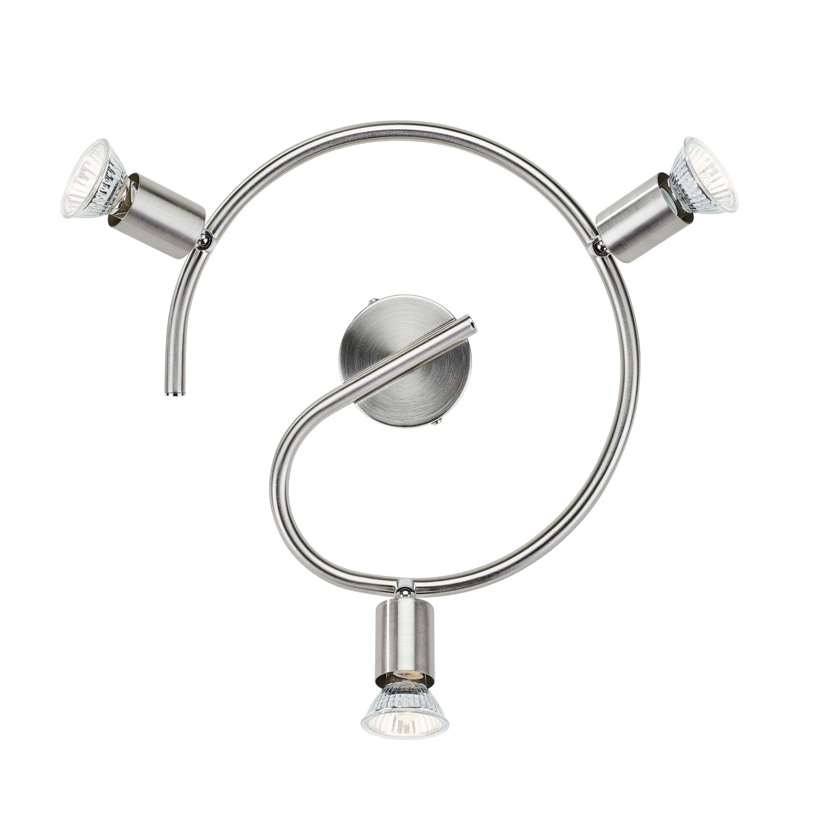 Philips Spiraalspot Limbali 50W nikkel - 3-spots