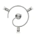 Philips Spiraalspot Limbali 50W nikkel - 3-spots