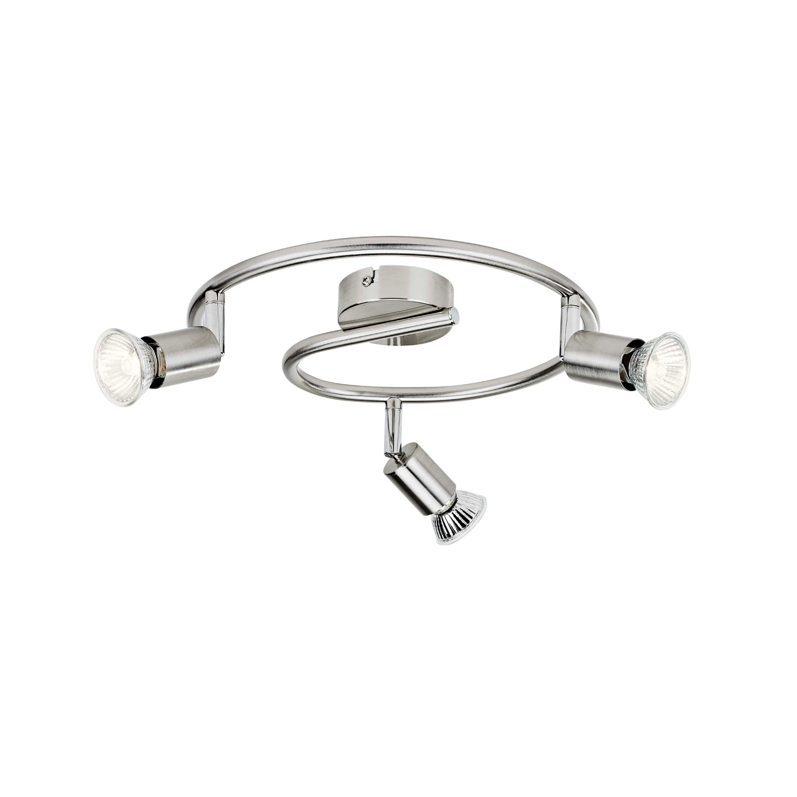 Philips Spiraalspot Limbali 50W nikkel - 3-spots