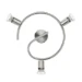 Philips Spiraalspot Limbali 50W nikkel - 3-spots