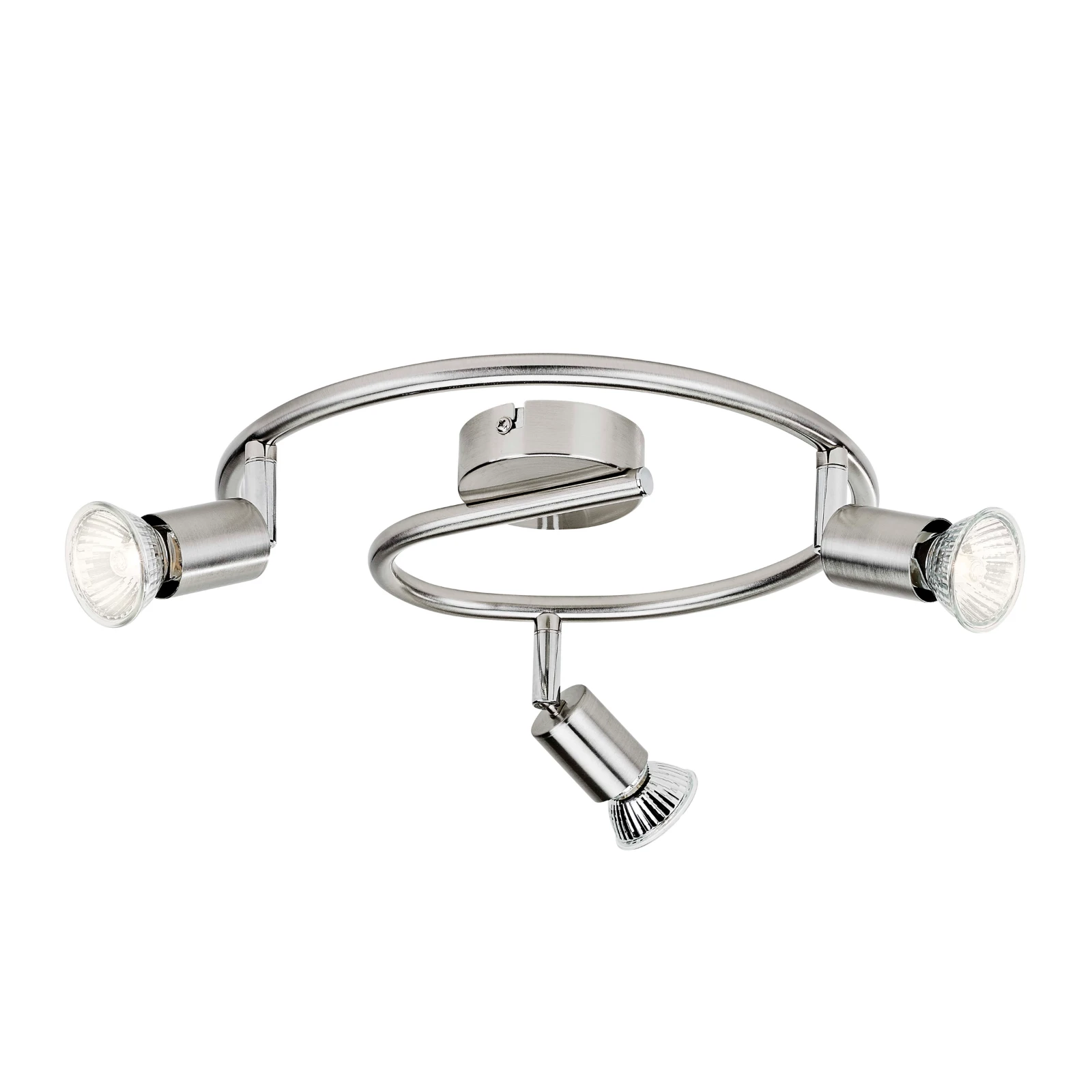 Philips Spiraalspot Limbali 50W nikkel - 3-spots