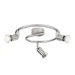 Philips Spiraalspot Limbali 50W nikkel - 3-spots