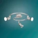 Philips Spiraalspot Limbali 50W nikkel - 3-spots
