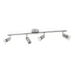 Philips Plafondspot Limbali 50W nikkel - 4-spots